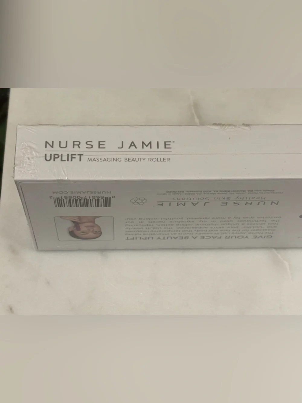 Nurse Jaime Uplift Massaging Beauty Roller Rose Gold Facial Toning New Sealed